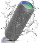 RIENOK Bluetooth-k&otilde;lar koos valgusega Bluetooth 5.3 Music Box Bass Wireless Box IPX7 veekindla stereoheli kaasaskantavaga