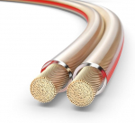 PureLink Lautsprecherkabel Boxenkabel OFC 2x4,00mm&sup2; 0,20mm, 10,0m, Kupferkabel aus reinem Kupfer f&uuml;r HiFi Lautsrpecher Boxen Subwoofer, Audio Kabel mit Polarit&auml;tskennzeichnung, transparent