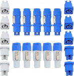 Neutrik Powercon A-t&uuml;&uuml;pi audiok&otilde;larite &uuml;henduskomplekt Nac3Fca+Nac3Mpa-1 kere pistikupesa adapteri mees ja naine audioadapteri v&otilde;imendi mikseri jaoks 10-st komplektist koosnev komplekt
