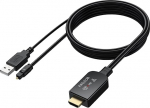 PROZOR HDMI eARC/ARC optiliseks adapteriks eARC/ARC optiliseks muundamiskaabel 192KHz/24bit (1.5M/5ft) helibaaridele, HDTV, juhtmeta k&otilde;rvaklappidele, kodukinos&uuml;steemidele, toetab PCM 2.0, Dolby Digital