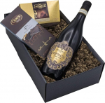 The Wine Guys The Wine Guys kinkekorv "Sense Magic" Itaalia punane vein Riposato ja prantsuse &scaron;okolaaditr&uuml;hvlid konjaki maitse ja meresoola &scaron;okolaadiga