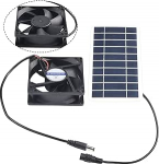 30W p&auml;ikeseenergial t&ouml;&ouml;tava katuse ventilaatori jaoks koos heitgaasipaneeliga kaubikute ja lemmikloomade majade jaoks