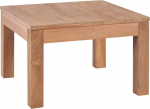 vidaXL tahke teakpuust naturaalse viimistlusega kohvilaud 60x60x40cm M&ouml;&ouml;bel