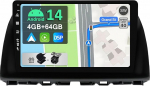 [4GB + 64GB] Android 14 autoraadio Mazda CX-5 2012-2017-[Integreeritud CarPlay/Android Car/DSP/GPS]-10.1-tolline IPS puuteekraan CAM+MIC-DAB/peeglilink/Bluetooth 5.0/AHD/360 kaamera