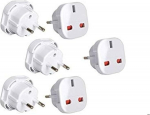 Reisiadapter Must UK EL Pin Q4U konverteerib Power Euro Plug 6 Pack