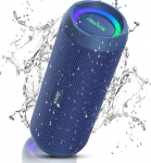 RIENOK Bluetooth-k&otilde;lar koos valgusega Bluetooth 5.3 Music Box Bass Wireless Box IPX7 veekindla stereoheli kaasaskantavaga
