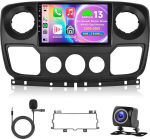 8 Core 4G + 64G autoraadio Renault Master Nissan NV400 Opel Movano 2010-2021 koos Carplay Android autoga, Hodozzy 10,1-tolline puuteekraaniga raadio 2 DIN navigatsioon Bluetooth DSP WiFi FM / RDS raadio tagurduskaamera