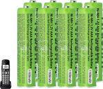 1100 mAh AAA aku telefonile, AAA akud juhtmeta telefonidele, 1,2 V NI-MH aku 1100 mAh Gigaset telefonidele - 8 tk.