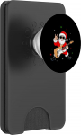 Cooler Weihnachtsmann PopSockets PopWallet f&uuml;r MagSafe