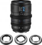 SIRUI VP-1 Vision Prime 1 T1.4 Full Frame Cine Lens, 24mm Cine Lens with Manual Focus and Pre-Installed E-Mount, Interchangeable RF/Z/L Mounts (Black)