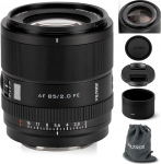 VILTROX 85 mm F2.0 EVO FE t&auml;iskaader objektiiv Sony E jaoks, autofookusega keskmine teleobjektiiv Sony E-Mount kaameratele A7IV A7C A9III A1 ZV-E1 A7SIII A7RII A7III A7RIII A7RIV A9 FX3
