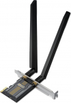 TP-Link Archer TBE400E BE6500 4K-QAM Wi-Fi 7 Bluetooth 5.4 PCIe adapter, tri-band kiirused kuni 2882 Mbit/s, OFDMA ja MU-MIMO, madala profiiliga paigaldus, t&auml;iustatud turvalisus, laiemad