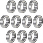 Pakend 100 ABEC-5 6700ZZ 6700z 6700 ZZ 10 x 15 x 4 mm metallist tihendiga &otilde;hukese seinaga s&uuml;gavsooneline kuullaager (v&auml;rv : Abec 5, suurus : 6700ZZ)