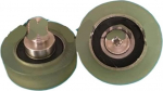 6001 2RS kruviratta laager OD 40 mm M10 x 12 (2 tk) Uksed ja aknad Scooter Mute Wheel POM 6001 RS plastmassiga kaetud laagrid