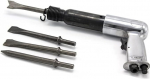 Drucklufthammer, 190 Luftschaufel Pneumatische Mei&szlig;el Rust Remover Wind Pick Briem Pad Derust Werkzeuge mit 5 Kopfkarton