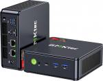 GMKtec Ryzen 5 7640HS Mini PC (tugevam 6800H) koos graafikakaardiga AMD 760M, 16GB DDR5 RAM 512G PCIe3.0 SSD, M6 Ultra Gaming Mini PC koos Dual 2.5G LAN/WiFi 6E/Triple 4K Display/USB 4.0 m&auml;ngude ja kontori jaoks