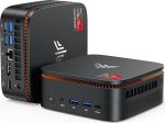 NiPoGi Hyper H1 Mini PC &Alpha;-MD Ryzen 7 6800H (Max 4.7GHz, 8C/16T) W-11 PRO 16GB DDR5 4800MHz/512GB M.2 NVMe SSD, lauaarvuti kontorisse DP2.0+HDMI 2.0+Type-C 4K Triple Display/WiFi 6/BT 5.2/VESA toetatud