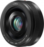 Panasonic 20mm kompaktne ja kerge digitaalne vahetatav objektiiv Lumix G jaoks - must