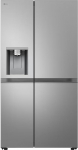 LG GSLE81PYBC Side by Side Fridge, Class C, 628 L, Multi-Door Fridge with Freezer, Ice, Crushed Ice Water Dispenser with UV Nano, Total NoFrost, Smart Inverter Compressor, Wi-Fi