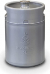 Mini 304 Stainless Steel Barrel Growler (5L, Standard Silver)