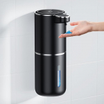 Automaatne seebidosaator, 380 ml, elektriline seinakinnitus, kontaktivaba automaatne seebidosaator, USB-laetav infrapuna liikumisanduriga vannituppa, k&ouml;&ouml;ki, kontorisse, must