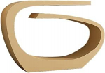 Eingangstisch, Wandmontiertes Eingangsregal - Schlanker Konsolentisch for die Hotellobby for kleine R&auml;ume Konsolentisch(100cm)