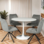 WEBER INDUSTRIES ISA &Uuml;mmargune kivist s&ouml;&ouml;gilaud 4/5-kohaline l&auml;bim&otilde;&otilde;t 100 cm Valge