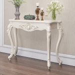 Moodne ristk&uuml;likukujuline alus konsoollaud seinapaneelidega k&uuml;lgkoridor sissep&auml;&auml;sukonsoollaud Vintage sissep&auml;&auml;sukonsoollaud - viktoriaanlikus stiilis - sissep&auml;&auml;s, koridor, Foy