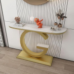 Konsolentisch f&uuml;r Eingangsbereich, Flur oder Wohnzimmer - Perfekter Tisch hinter der Couch, platzsparendes Design