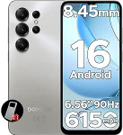 DOOGEE Note 56X Android 16 nutitelefon ilma lepinguta, 6150 mAh aku, Octa Core, 8,45 mm Ultra Thin + 6,56-tolline HD+ 90Hz mobiiltelefon Odav, 8MP, 24GB + 64GB/2TB TF, 4G Dual SIM Simlock-free