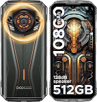 DOOGEE S Punk Pro 10800mAh/33W v&auml;ljas mobiiltelefon 20GB + 512GB/2TB, 128dB k&otilde;lariga v&auml;ljas nutitelefon ilma lepinguta, 6,6-tolline FHD+ ehitusplatsil kasutatav mobiiltelefon LED valgusefektiga, 50MP + 16MP