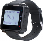 Retekess T128 traadita kutses&uuml;steem, kelneri kutses&uuml;steem, 3 meeldetuletusmeetodit, must laetav kell, T114 ja T117 nuppude jaoks, restoranidele, hotellidele.