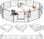 QianRuiDa Kutsikate m&auml;nguv&auml;ljak V&auml;ljaku metallist kutsika jooksu koera m&auml;nguv&auml;ljak koertele kutsikatele 12 tk aia v&otilde;re 60 cm