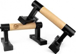 M&uuml;ller & Blum Parallettes Wood, libisemiskindlad Push-Up k&auml;epidemed, Premium Calisthenics seadmed sise- ja v&auml;litingimustes kasutamiseks, liigeses&otilde;bralik Push Up Bar, j&otilde;utreening, vastupidavad k&auml;epidemed, Push Ups