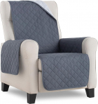 BESTCOVERS kahetooniline tugitooli kaitse, tugitooli kaitse, kaitsekate, Made in Spain tugitooli kaitse, diivanikate, diivanikate, diivanikate, diivanikate (Hall/tumehall, 1-kohaline)