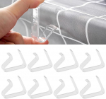 Plastikust laudlinaklambrid Tuulekindel piknik laudlinaklambrid Selge laudlinaklambrid Pol&uuml;st&uuml;reenist v&auml;ikesed j&otilde;uludeks Kodu pulmapeo siseruumides v&auml;ljas telkimine 8