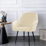 VEAI Stretch Chair Cover Velvet Set of 4 Set of 2 Chair Covers Chair Cover With Armrest Elastic Flannel Chair Covers Chair Covers Chair Covers Chair Throw Slipcover Office Chair (V&auml;rv : N, Suurus : 4tk)