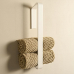 Designfabrik Hamburg r&auml;tikukangas ei vaja puurimist k&uuml;laliste r&auml;tikuhoidja isekleepuv r&auml;tikuhoidja hoiustamiseks kaasaegne disain matt valge