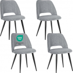 S&ouml;&ouml;gitooli komplekt 4 s&ouml;&ouml;gitooli K&ouml;&ouml;gitoolid Elutoas s&ouml;&ouml;gitoolid v&auml;lja l&otilde;igatud seljatoega triibud Sametist tool Pehmendusega toolid s&ouml;&ouml;gitoas K&ouml;&ouml;ki Magamistuba Hall