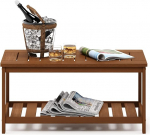 Furinno Tioman &otilde;ueslaud teakist &otilde;liriiuliga, naturaalne, 45,21 x 89,92 x 43,18 cm, 45,21 x 89,92 x 43,18 cm