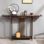 Rustikaler Eingangstisch, Bauernhaus-Konsole f&uuml;r Wohnzimmer, Eingangsbereich, Flur, Foyer - Schmaler Sofatisch