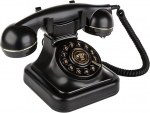Sangyn Retro lauatelefonid Klassikaline retro telefon numbriga reguleeritava helitugevusega Vintage nostalgia telefon kodukontori kaunistamiseks Must