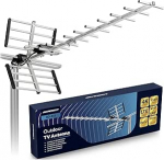 Berdsen DVBT2 antenn koos v&otilde;imendiga 15 dB siseruumides - ulatus kuni 80 km - V&auml;lisantenn - LTE filter - Full HD Ultra HD 4K