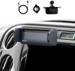 RUIYA auto elektriline mobiiltelefoni hoidja, mis &uuml;hildub VW Tiguan MK1 5N 2007-2015, auto mobiiltelefoni hoidja ventilatsioon auto mobiiltelefoni hoidja 360 &deg; p&ouml;&ouml;ramine auto mobiiltelefoni hoidja Tiguan 1