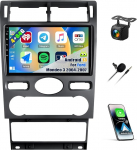 4G + 64G CAMECHO Android 13 autoraadio Ford Mondeo 3 2004-2007 (luukp&auml;ra) koos Navi Carplay Android autoga, Double DIN raadio 9-tollise puuteekraaniga Bluetooth 5.0 RDS 32EQ DSP Mirror Link + HD