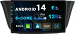 BXLIYER Android 14-6G+128G - IPS autoraadio sobib Iveco Daily VI (2014-2021) - Sisseehitatud Carplay/Android Car/DSP - LED-kaamera + MIC - DAB roolijuhtimispult WiFi Fast Boot 360-CAM - 2 DIN 9-tolline