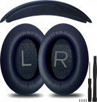 Nullmini asendusk&otilde;rvapadjad Bose QuietComfort 35 45 QC35 QC35ii QC45 k&otilde;rvaklappidele k&otilde;rvapadjad k&otilde;rvaklappide k&otilde;rvaklapid (tumesinine)