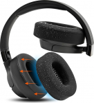 WC SweatZ Tune 770NC - patenteeritud silikoonist higistamise kaitse k&otilde;rvapadjad, mis &uuml;hilduvad JBL 770NC/720BT/720NC ja teiste JBL mudelitega Wicked Cushions | Mustanahaline