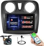 Qualcomm 8 Core 4 + 64 GB Android 15 autoraadio Renault Dacia Sandero II B52 2012-2019 traadita Carplay Android auto, 9-tolline raadio 3D automudel/jahutusventilaator/GPS/BT/WiFi/Reversioonikaamera/DSP/FM/RDS