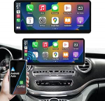 Ninetom autoraadio 12,3-tolline puuteekraan 2015-2018 Mercedes Benz V klassi W447 jaoks koos NTG 5.0/5.1/5.2, toetab Apple Carplay/Android Auto/Mirrorlinki